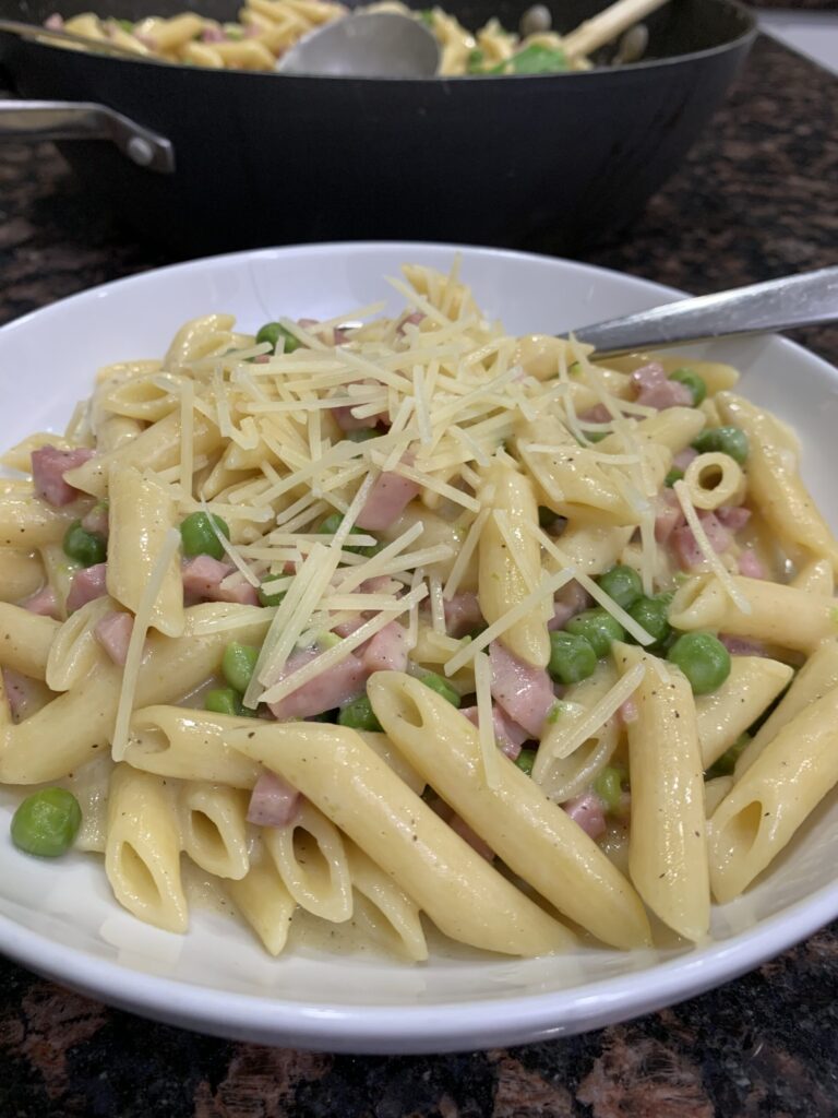 penne ham skillet