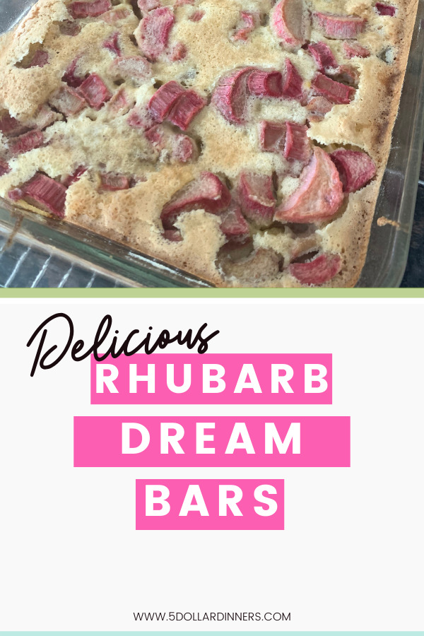 rhubarb bars