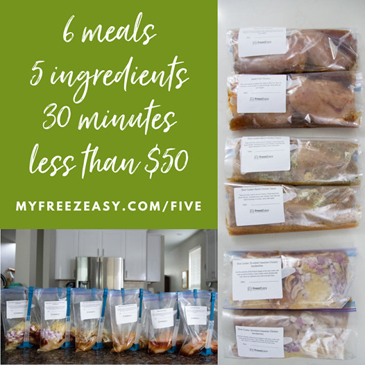 5 Ingredient Meal Plan - $5 Dinners | Budget Recipes, Meal Plans ...