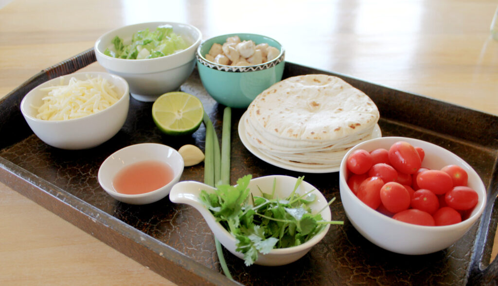 ingredients for cilantro lime tacos