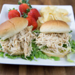 chicken caesar sliders