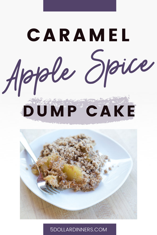 caramel apple spice dump cake