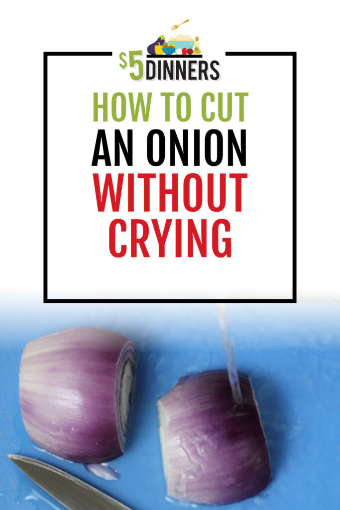 how to cut an onion without crying