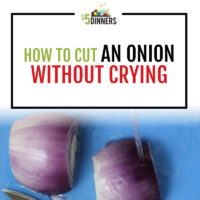 how to cut an onion without crying