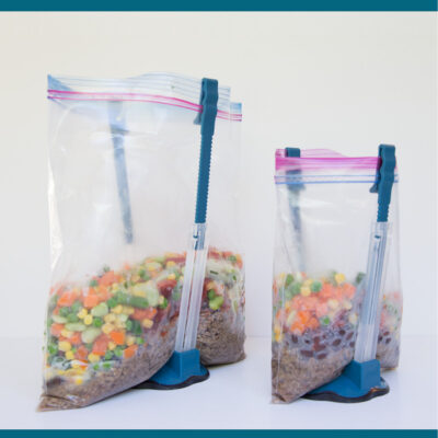 freezer meal bag holders