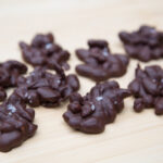 Dark Chocolate Almond Turtle Covered Clusters