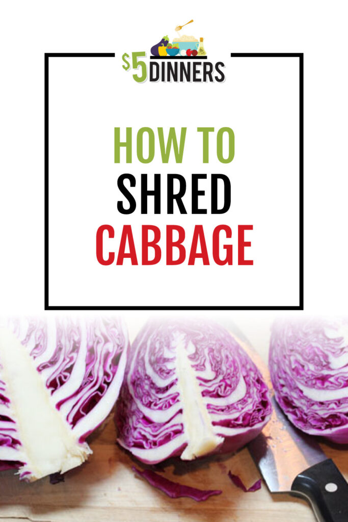 how to shred cabbage