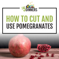 how to cut and use pomegranates