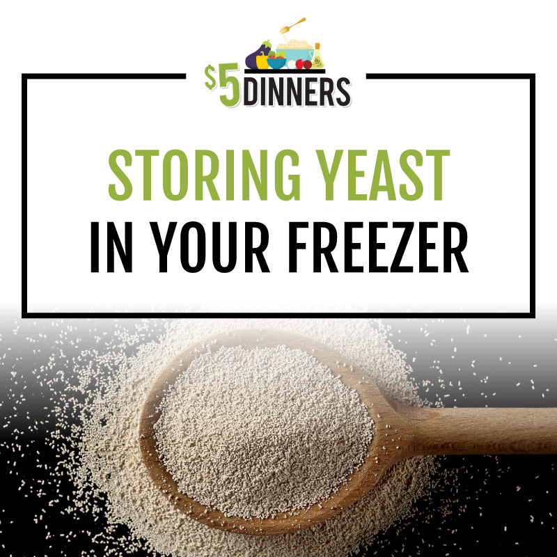 Storing Yeast in Your Freezer 5 Dinners Budget Recipes, Meal Plans