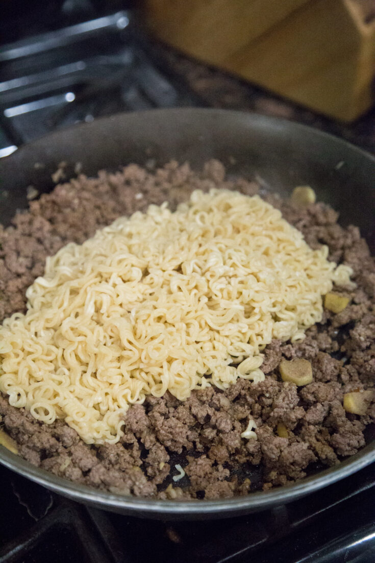 Ground Beef & Ramen Stirfry 5 Dinners Budget Recipes, Meal Plans