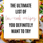 low-cook recipes