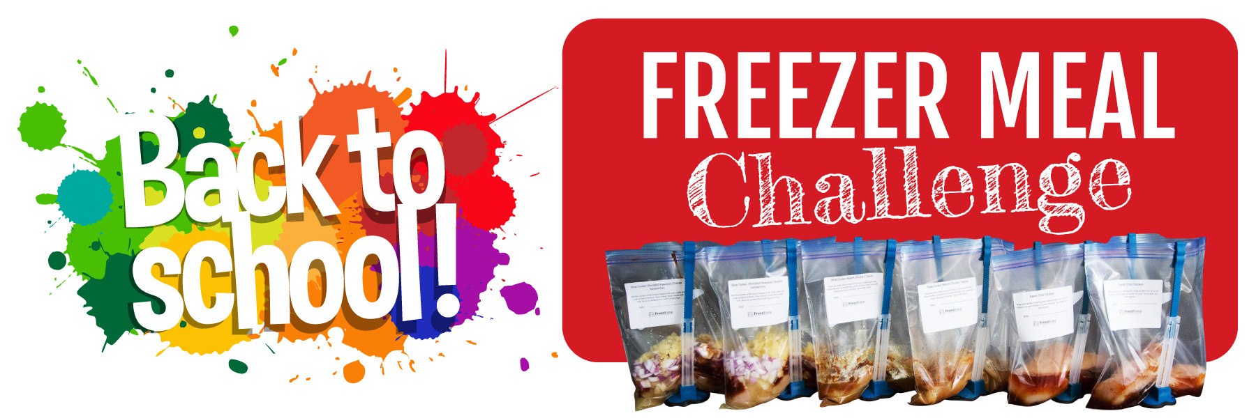 Back to School Freezer Meal Challenge Erin Chase