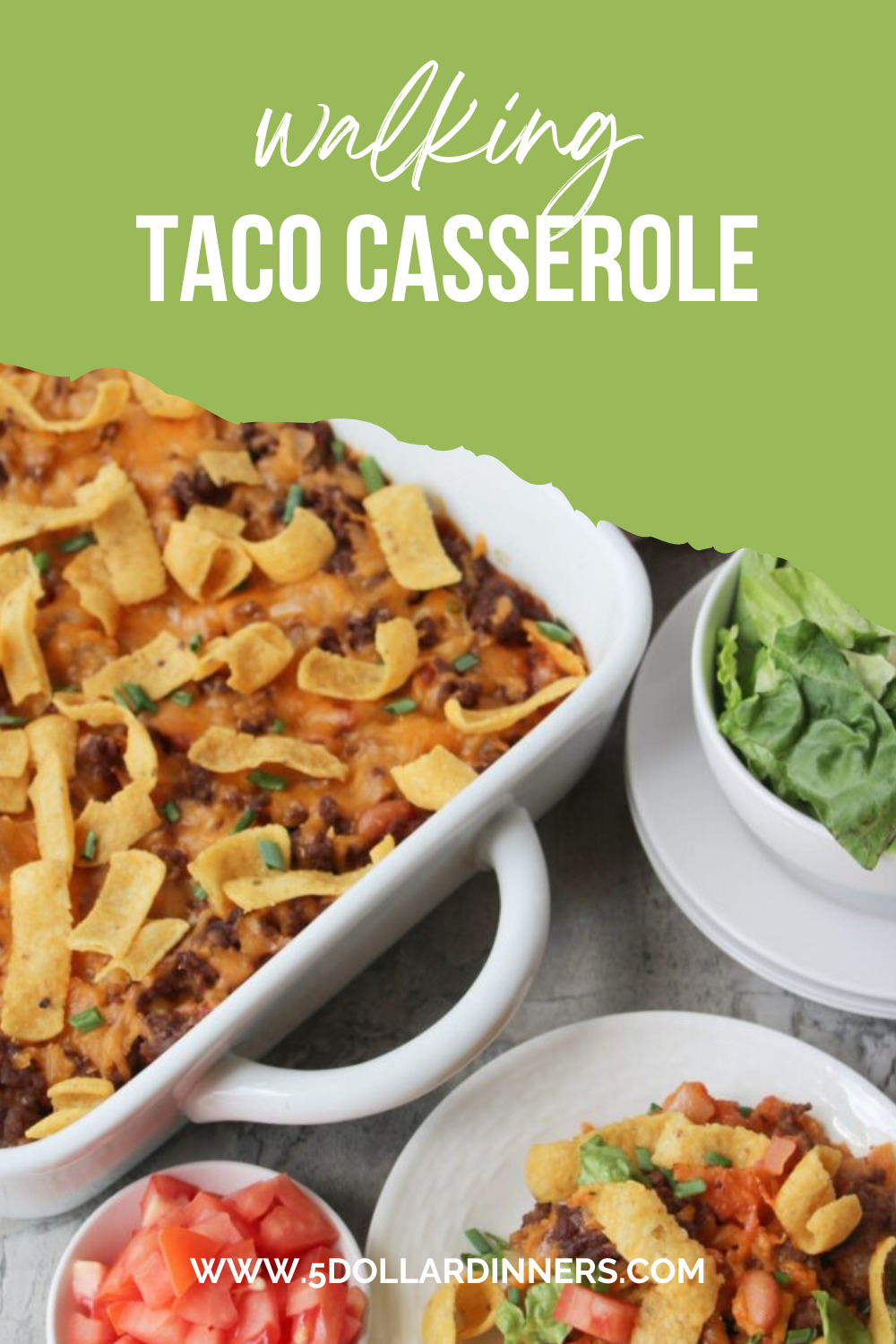 walking taco casserole recipe