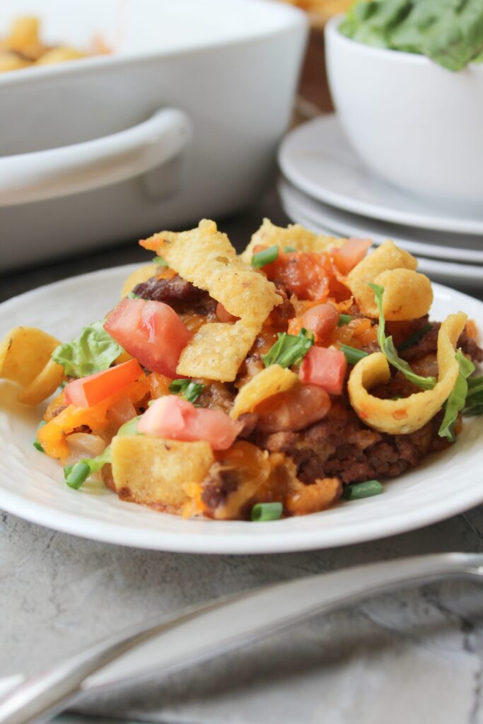 walking taco casserole recipe