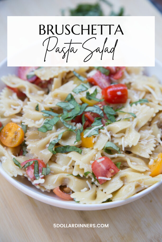 bruschetta pasta salad