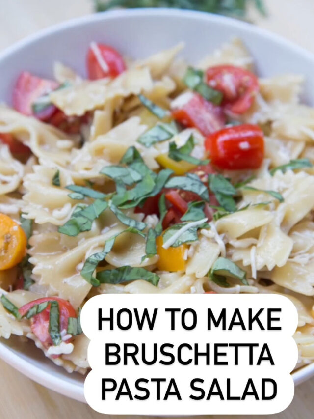 How to Make Bruschetta Pasta Salad: Video
