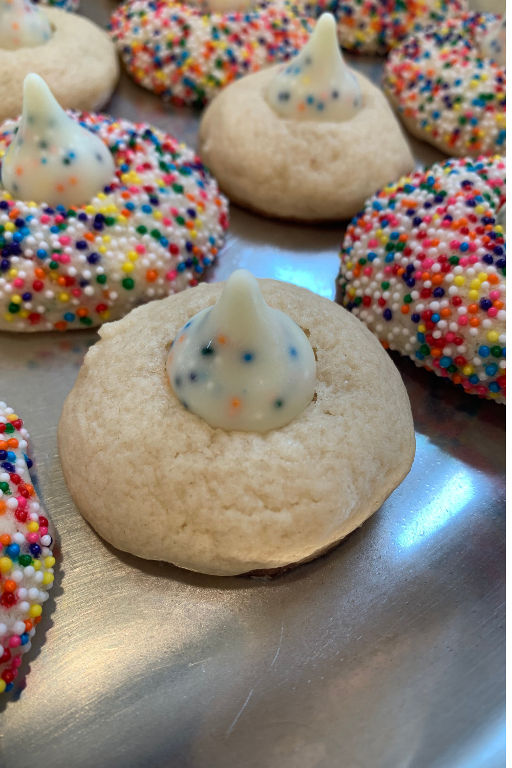 birthday cake blossom cookies