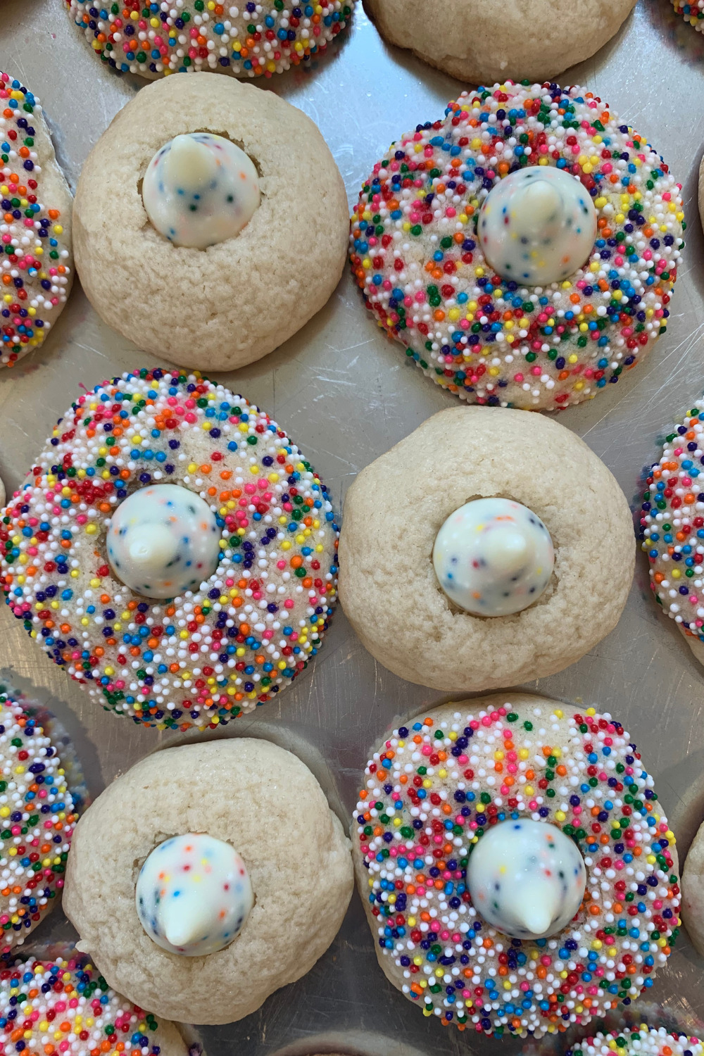 birthday cake blossom cookies