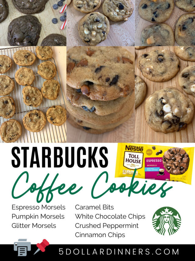Cookie Recipes Inspired by Popular Starbucks Drinks!