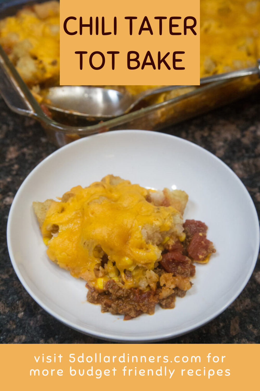 Chili Tater Tot Bake