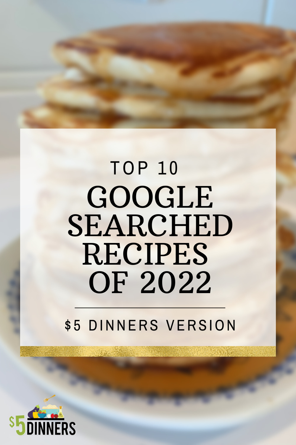 Top 10 des recettes les plus recherchées sur Google en 2022