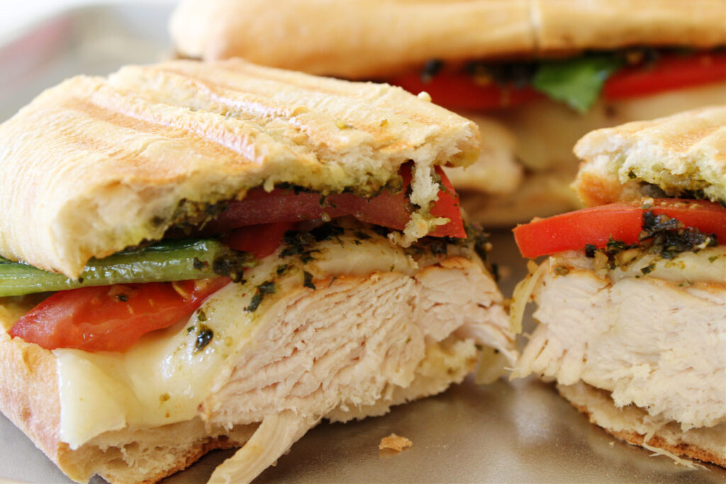 pesto chicken sandwich