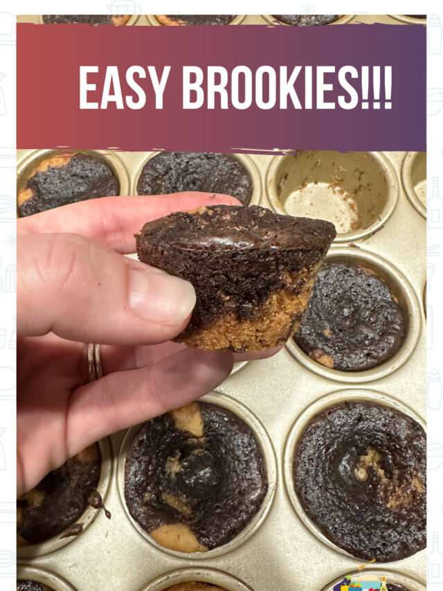 RECIPE: Muffin Tin “Brookies” – Brownie/Cookies!