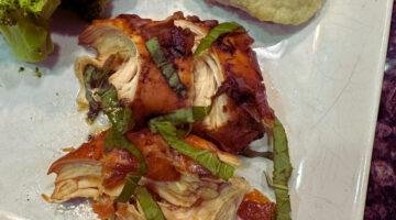 slow cooker peach chicken