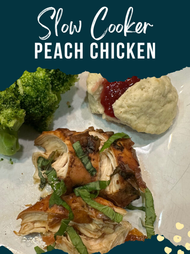 SUMMER SLOW COOKER RECIPE: Peach Chicken