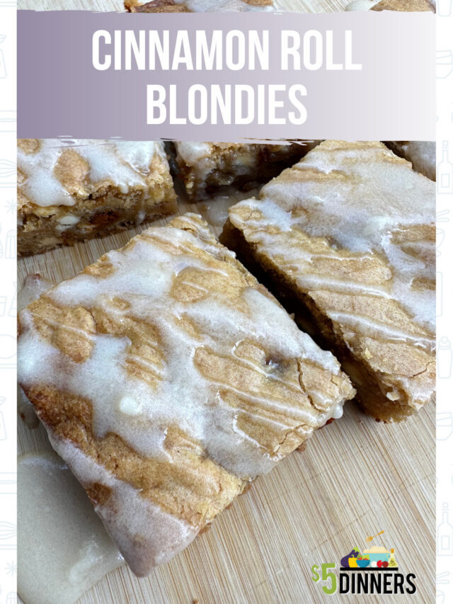 How to Make Cinnamon Roll Blondies