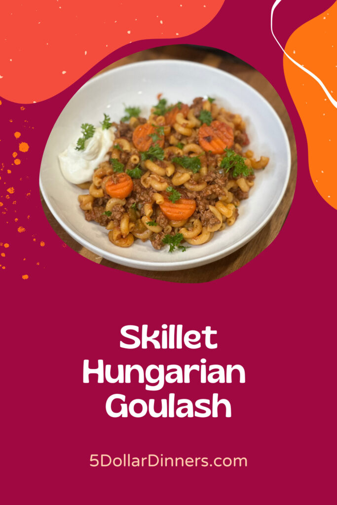 skillet hungarian goulash