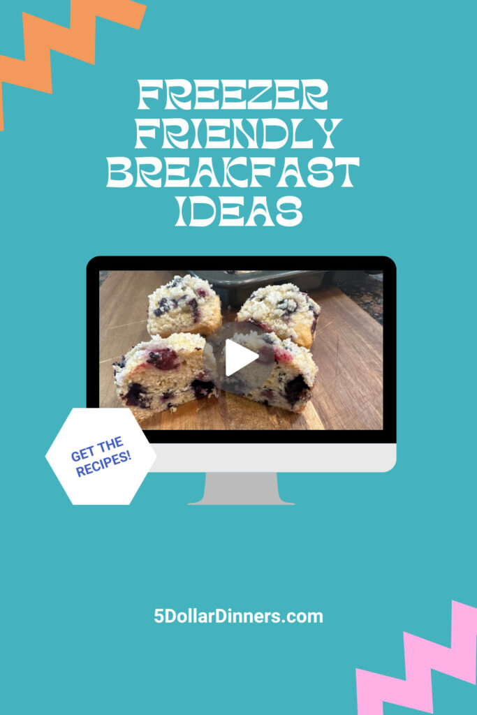 freezer friendly breakfast ideas