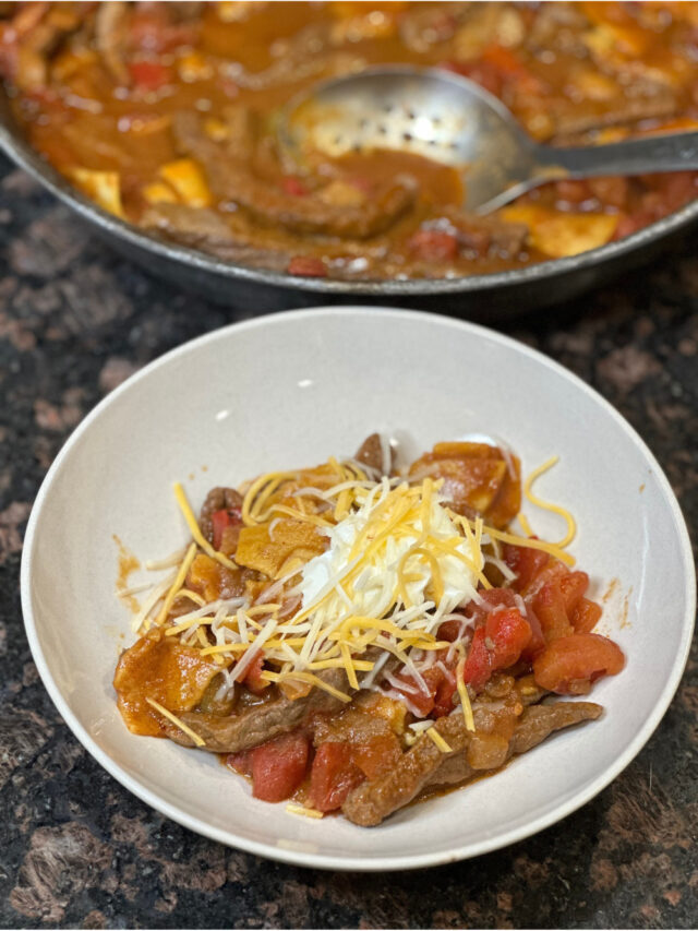 10 Days of 10-Minute Dinners: Beef Tamale Skillet