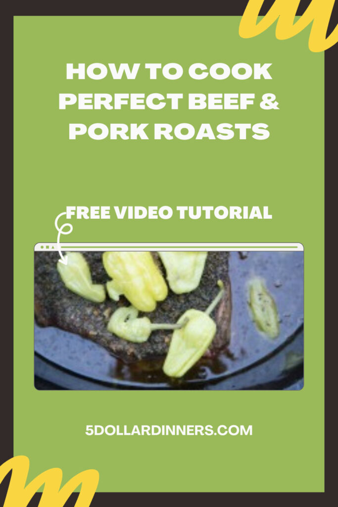 how to cook perfect beef and pork roasts