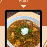 freezer friendly chicken lentil chili
