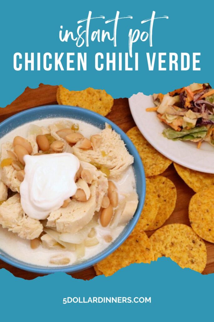 Freezer Friendly Instant Pot Chicken Chili Verde