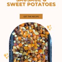 Sheet Pan Sausage & Sweet Potatoes