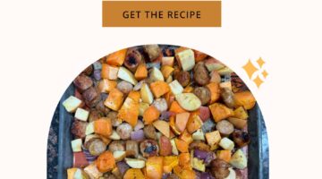 Sheet Pan Sausage & Sweet Potatoes