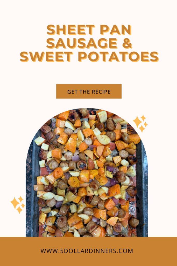 Sheet Pan Sausage & Sweet Potatoes